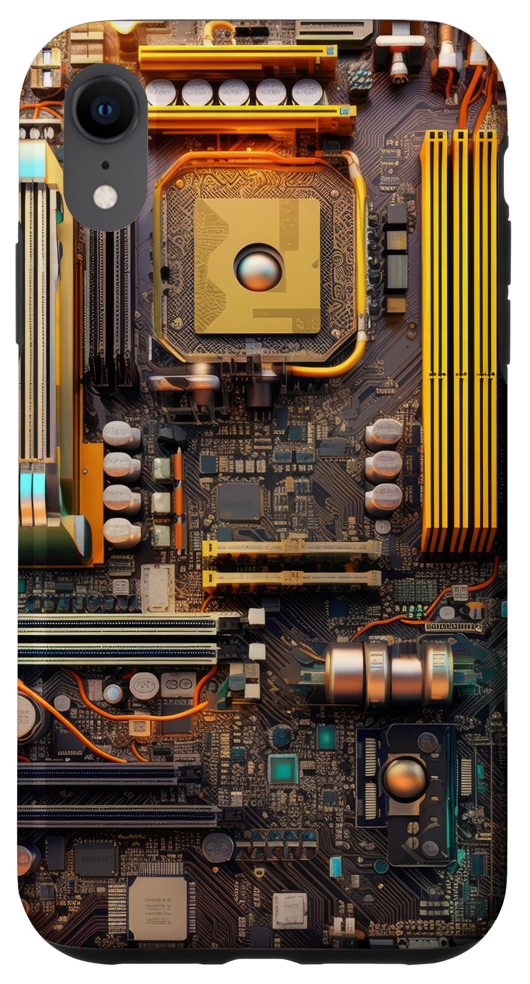 Amazon.co.jp: iPhone XR マザーボード スマホケース Fantasy Tech CPU